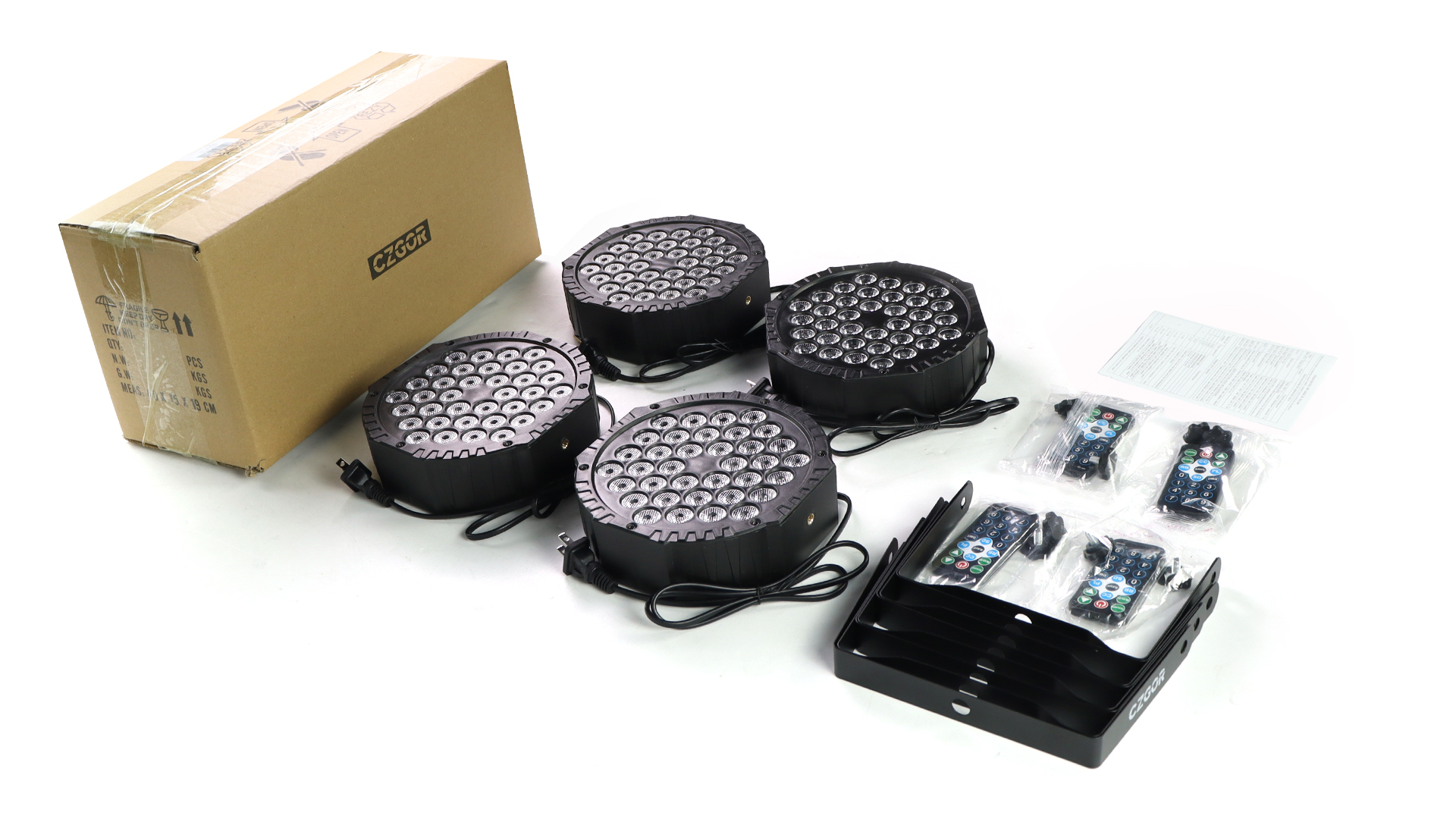 Amazon.com: LED Stage Lights 4Pack - Czgor 36W RGB DJ Par Lights